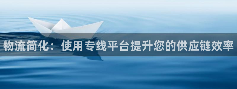 28圈现在狂杀：物流简化：使用专线平